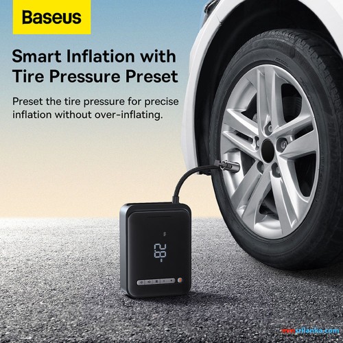 Baseus Jump Starter & Inflator Pump Super Energy 2-in-1 (8000MAH , Peak Current 1000Amp Black 